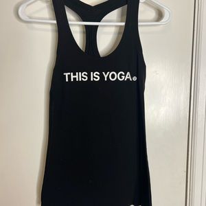 Exclusive “this is yoga” tank top